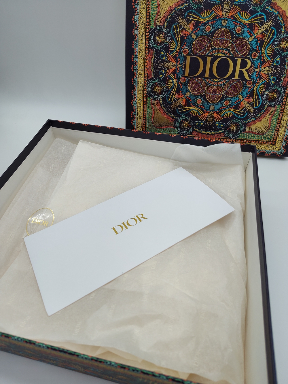 DIOR Limited Edition Gift Presentation Box Tissue Card Luxury Collector Package - Picture 5 of 13